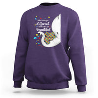 Elephant Autism Sweatshirt What Makes You Different Is What Makes You Beautiful Puzzle Pieces - Wonder Print Shop