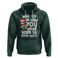 Proud Autism Hoodie Why Fit In When You Were Born To Stand Out - Wonder Print Shop