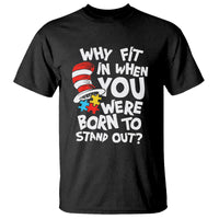 Proud Autism T Shirt Why Fit In When You Were Born To Stand Out - Wonder Print Shop