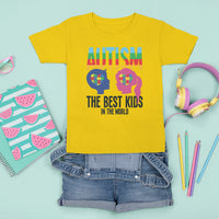 Proud Autism T Shirt For Kid The Best Kids In The World - Wonder Print Shop