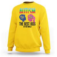 Proud Autism Sweatshirt The Best Kids In The World - Wonder Print Shop