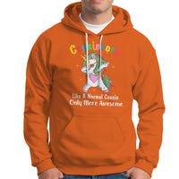 Cousincorn Like A Cousin Only Awesome Dabbing Unicorn Hoodie - Wonder Print Shop