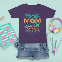 Autism Mom T Shirt For Kid Thanks Mom For All You Do - Wonder Print Shop