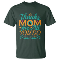 Autism Mom T Shirt Thanks Mom For All You Do - Wonder Print Shop