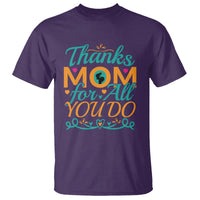 Autism Mom T Shirt Thanks Mom For All You Do - Wonder Print Shop