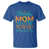 Autism Mom T Shirt Thanks Mom For All You Do - Wonder Print Shop