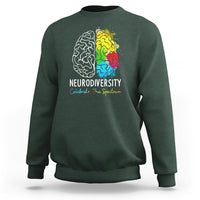 Proud Autism Sweatshirt Neurodiversity Celebrate The Spectrum - Wonder Print Shop