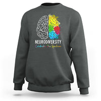 Proud Autism Sweatshirt Neurodiversity Celebrate The Spectrum - Wonder Print Shop