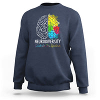 Proud Autism Sweatshirt Neurodiversity Celebrate The Spectrum - Wonder Print Shop