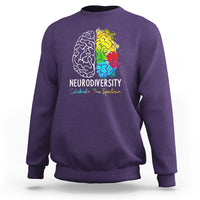 Proud Autism Sweatshirt Neurodiversity Celebrate The Spectrum - Wonder Print Shop
