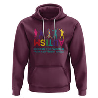 Proud Autism Hoodie Seeing The World From A Different Angle - Wonder Print Shop