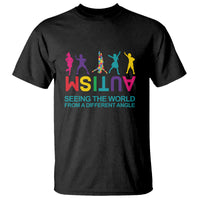 Proud Autism T Shirt Seeing The World From A Different Angle - Wonder Print Shop