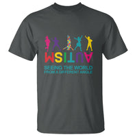 Proud Autism T Shirt Seeing The World From A Different Angle - Wonder Print Shop