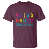 Proud Autism T Shirt Seeing The World From A Different Angle - Wonder Print Shop