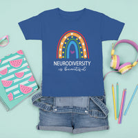 Heart Autism Awareness T Shirt For Kid Neurodiversity Is Beautiful - Wonder Print Shop