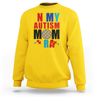 In My Autism Mom Era Sweatshirt Love Support Puzzle Piece - Wonder Print Shop