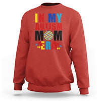 In My Autism Mom Era Sweatshirt Love Support Puzzle Piece - Wonder Print Shop