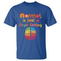 Proud Autism T Shirt Normal Is Just A Dryer Setting Neurodiversity Brain - Wonder Print Shop
