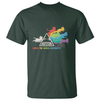 Cat Autism T Shirt Seeing The World Form A Different Angle - Wonder Print Shop