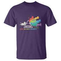 Cat Autism T Shirt Seeing The World Form A Different Angle - Wonder Print Shop