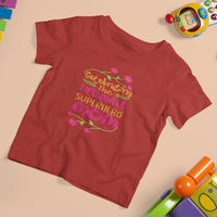 Happy Mother's Day T Shirt For Kid Celebrating Ultimate Super Hero Mom - Wonder Print Shop