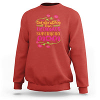 Happy Mother's Day Sweatshirt Celebrating Ultimate Super Hero Mom - Wonder Print Shop