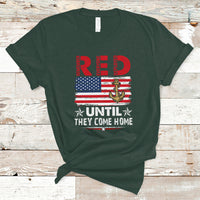 RED Friday Remember Everyone Deployed Retro Military T Shirt - Wonder Print Shop