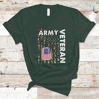 Camo American Flag T Shirt Proud US Army - Wonder Print Shop