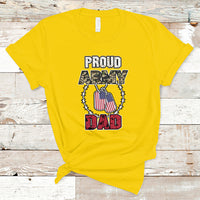 Proud Army Family T Shirt Cool Dad Mom - Wonder Print Shop