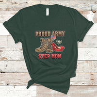 Proud Army Family T Shirt Cool Dad Mom - Wonder Print Shop
