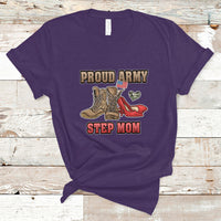 Proud Army Family T Shirt Cool Dad Mom - Wonder Print Shop