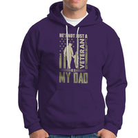 Veteran Dad Hoodie He's not Just a Veteran - Wonder Print Shop