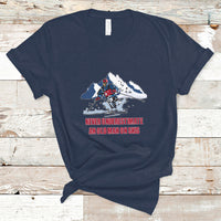 Never Underestimate An Old Man On Skis Funny Skiing Skier T Shirt - Wonder Print Shop
