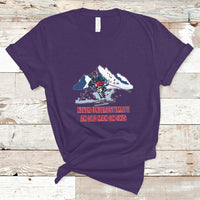 Never Underestimate An Old Man On Skis Funny Skiing Skier T Shirt - Wonder Print Shop