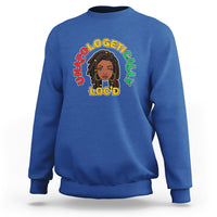 Melanin Sweatshirt Womens Unapologetically Loc'd Black History - Wonder Print Shop