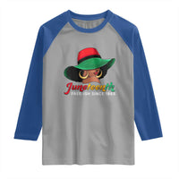 Juneteenth 1865 Raglan Shirt Celebrating Black Freedom Day