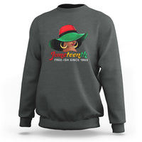 Juneteenth for Women Sweatshirt Celebrating Black Freedom Day 1865 - Wonder Print Shop