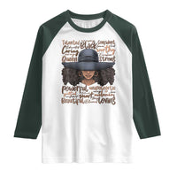 African Black History Raglan Shirt African American Ladies Juneteenth