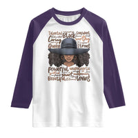 African Black History Raglan Shirt African American Ladies Juneteenth