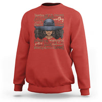 African Black History African American Ladies Juneteenth Sweatshirt - Wonder Print Shop