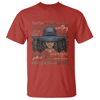 African Black History African American Ladies Juneteenth T Shirt - Wonder Print Shop