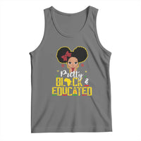 Pretty Black and Educated Tank Top I Am The Strong Afro Queen