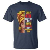 July 4th Juneteenth T Shirt For Women Juneteenth Is My Independence Day - Wonder Print Shop