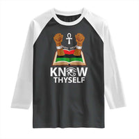African American History Raglan Shirt Know Thyself Break The Chains
