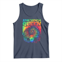 Juneteenth Afro Queen Tank Top Melanin Black Women Magic Tie Dye