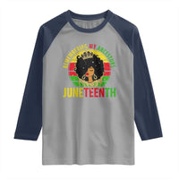 Vintage Juneteenth Raglan Shirt Remembering My Ancestors