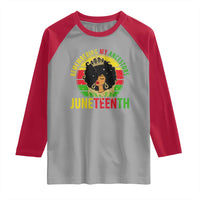 Vintage Juneteenth Raglan Shirt Remembering My Ancestors