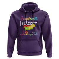 Juneteenth Hoodie Blackity Heartbeat - Wonder Print Shop