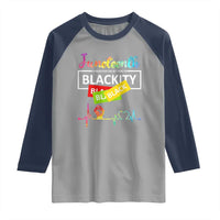 Juneteenth 1865 Raglan Shirt Blackity Heartbeat