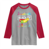 Juneteenth 1865 Raglan Shirt Blackity Heartbeat